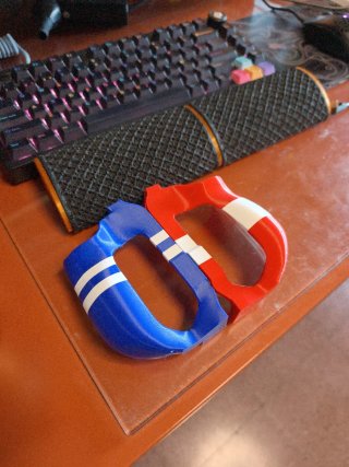 Grips Steam Deck Rosso e Blu