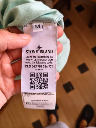 T-shirt Stone Island Azzurro