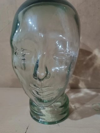 Maniquí Cabeza Cristal