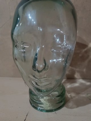 Maniquí Cabeza Cristal