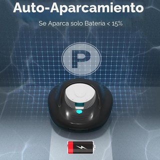 Robot limpiafondos piscina inalámbrico