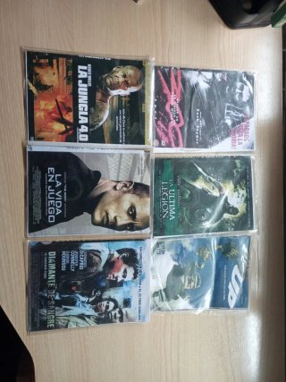 Lote 5 Películas DVD Acción/Aventura
