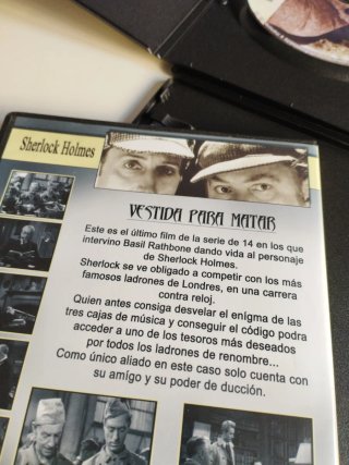 Sherlock Holmes 4 DVDs Basil Rathbone Nigel Bruce