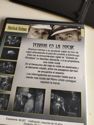 Sherlock Holmes 4 DVDs Basil Rathbone Nigel Bruce