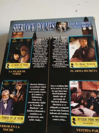 Sherlock Holmes 4 DVDs Basil Rathbone Nigel Bruce