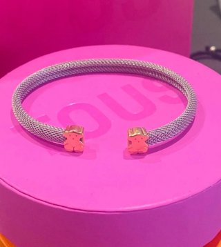 Pulsera Tous Oso Oro y acero