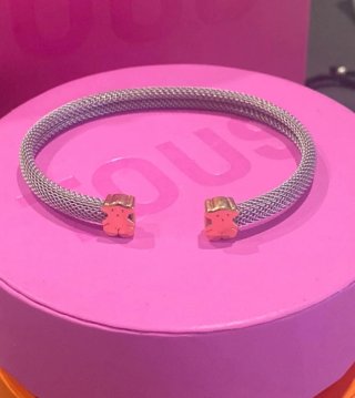 Pulsera Tous Oso Oro y acero