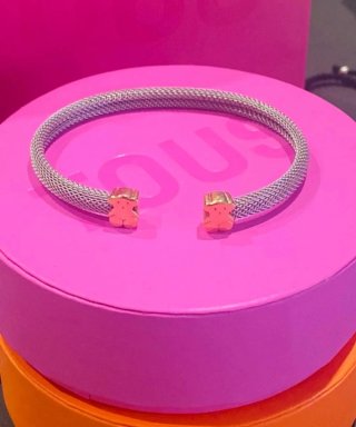 Pulsera Tous Oso Oro y acero
