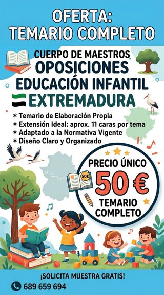 Temario oposiciones maestros infantil