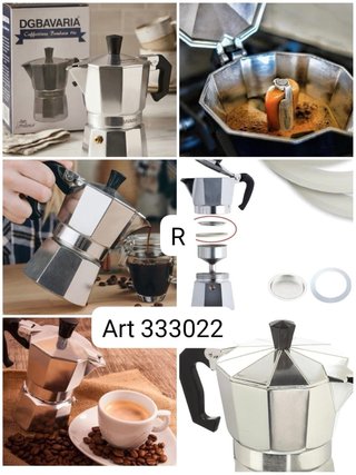 Caffettiera DG Bavaria 1 Tazza Alluminio