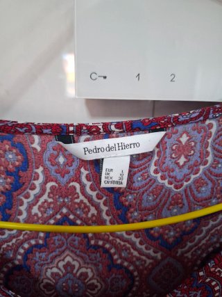 Camisa Pedro del Hierro Estampada Roja