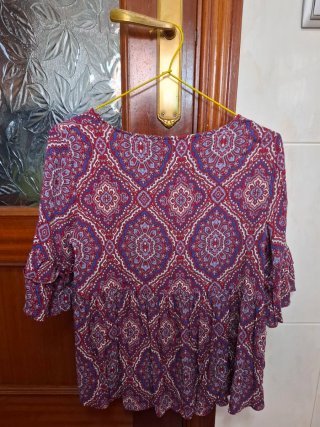 Camisa Pedro del Hierro Estampada Roja