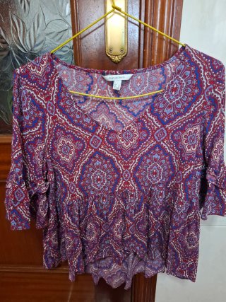 Camisa Pedro del Hierro Estampada Roja