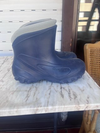 Botas de nieve Quechua azul y gris