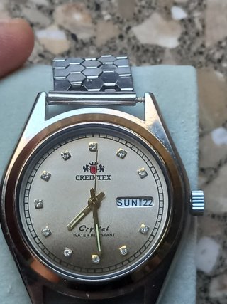 Reloj Oreintex Crystal Día/Fecha Vintage