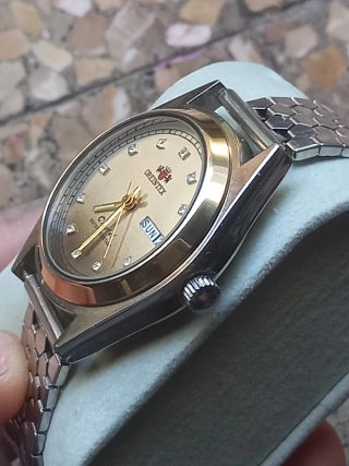 Reloj Oreintex Crystal Día/Fecha Vintage