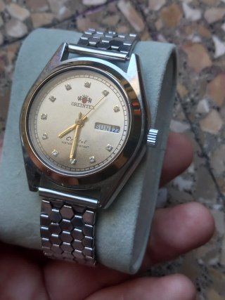 Reloj Oreintex Crystal Día/Fecha Vintage