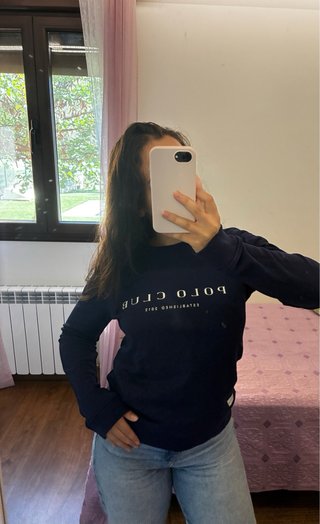 Sudadera Polo Club Azul