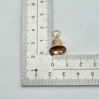 Colgante de Oro 18K, Campana, 1,16gr, 1,5cm