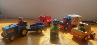 Lote 5 Playmobil 123 y Vehículos