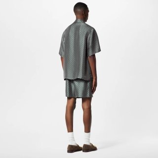 Conjunto Louis Vuitton Camisa y Shorts Verde/Azul