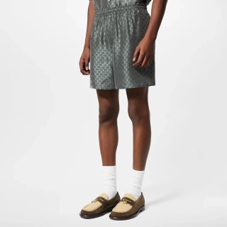 Conjunto Louis Vuitton Camisa y Shorts Verde/Azul