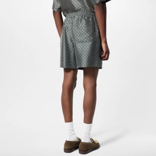 Conjunto Louis Vuitton Camisa y Shorts Verde/Azul