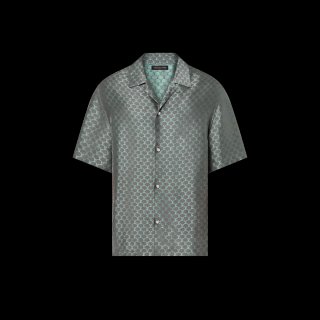 Conjunto Louis Vuitton Camisa y Shorts Verde/Azul
