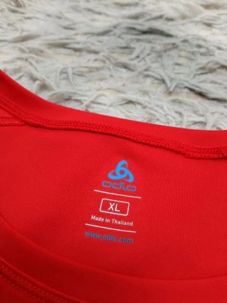 T-shirt tecnica Odlo rossa taglia XL running