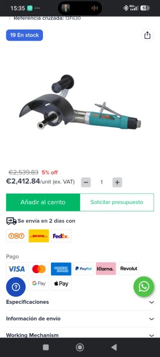 Lijadora Neumática Profesional