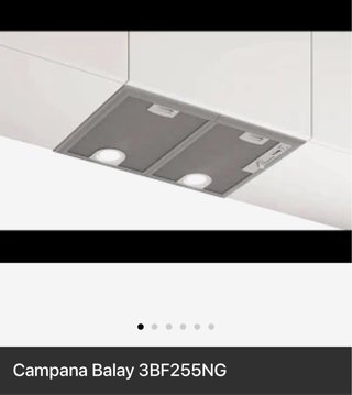 Campana Balay 53cm y extractor integrado ikea 60cm