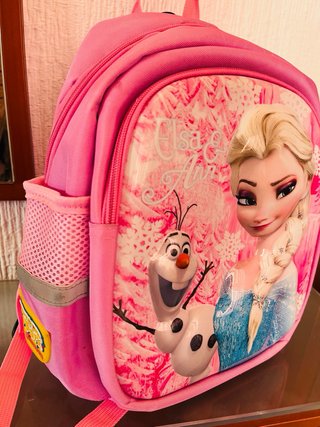 Mochila Escolar Frozen Elsa y Olaf