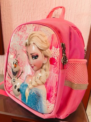 Mochila Escolar Frozen Elsa y Olaf