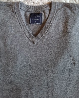 Jersey Scalpers Hombre Gris Talla L