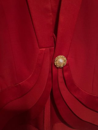 Blazer Rojo Vintage Mafeco Talla 44