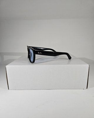 Occhiali Ray Ban Wayfarer Reverse Neri Lenti Blu