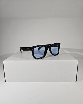 Occhiali Ray Ban Wayfarer Reverse Neri Lenti Blu