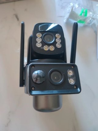 Telecamera WiFi Solare 4K 8MP Doppio Obiettivo PTZ