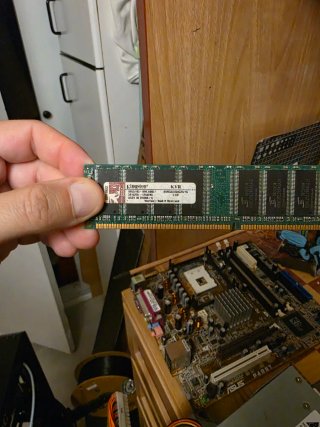 Memoria RAM Kingston DDR 333MHz 1GB. Testeada