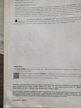 Física y Química 1 Bachillerato : Operación mundo