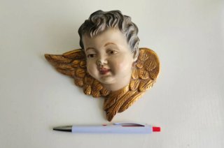 Ángel decorativo de pared pintado a mano