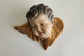 Ángel decorativo de pared pintado a mano