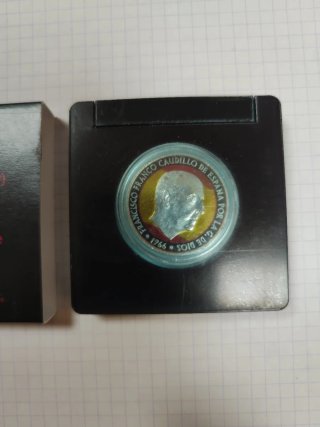 Moneda 100 PTAS plata francisco Franco año 1966