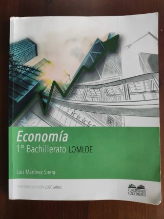 Libro Economía 1º Bachillerato LOMLOE