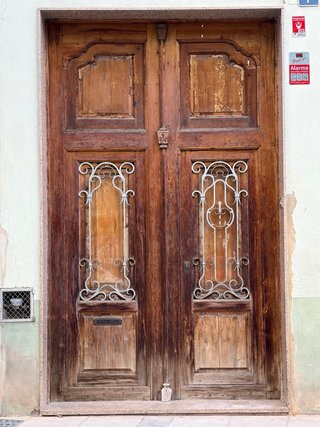 Puerta Valenciana Madera Antigua