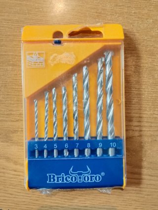 Juego de brocas Bricotoro 3-10mm