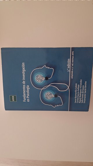 Fundamentos de Investigación Psicología UNED