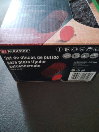 Set discos pulido PARKSIDE PWSZ 38 B3