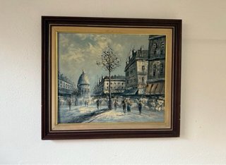 P. Gillette Plaza Montmartre París 80s