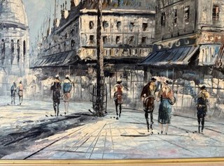 P. Gillette Plaza Montmartre París 80s
